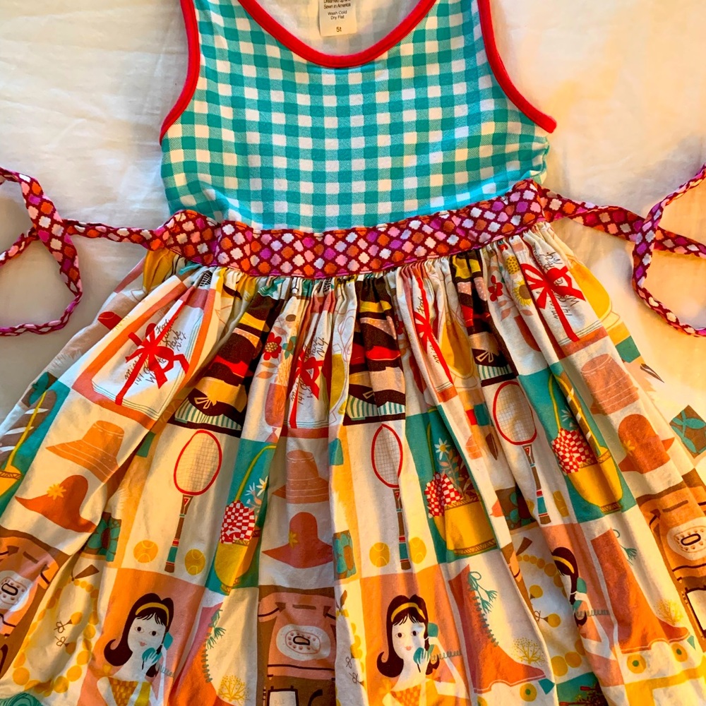 KPea dress retro print